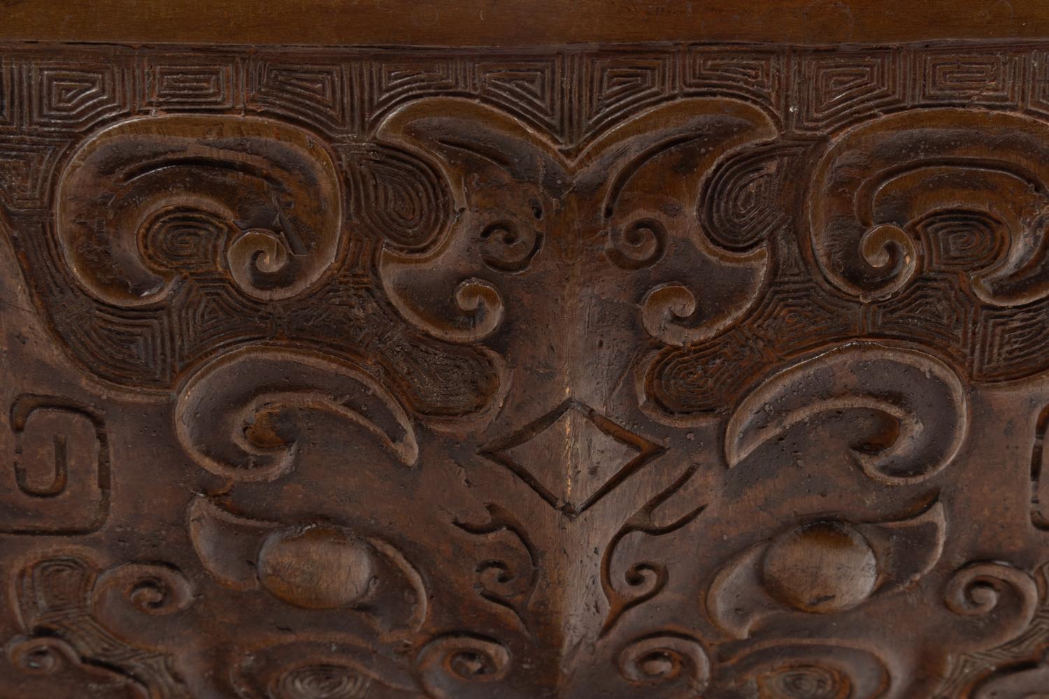A Large Bronze Incense Burner