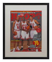 A 1996 Japanese NBA Hoop Chicago Bulls Magazine Once Displayed at Michael Jordan's Restaurant,