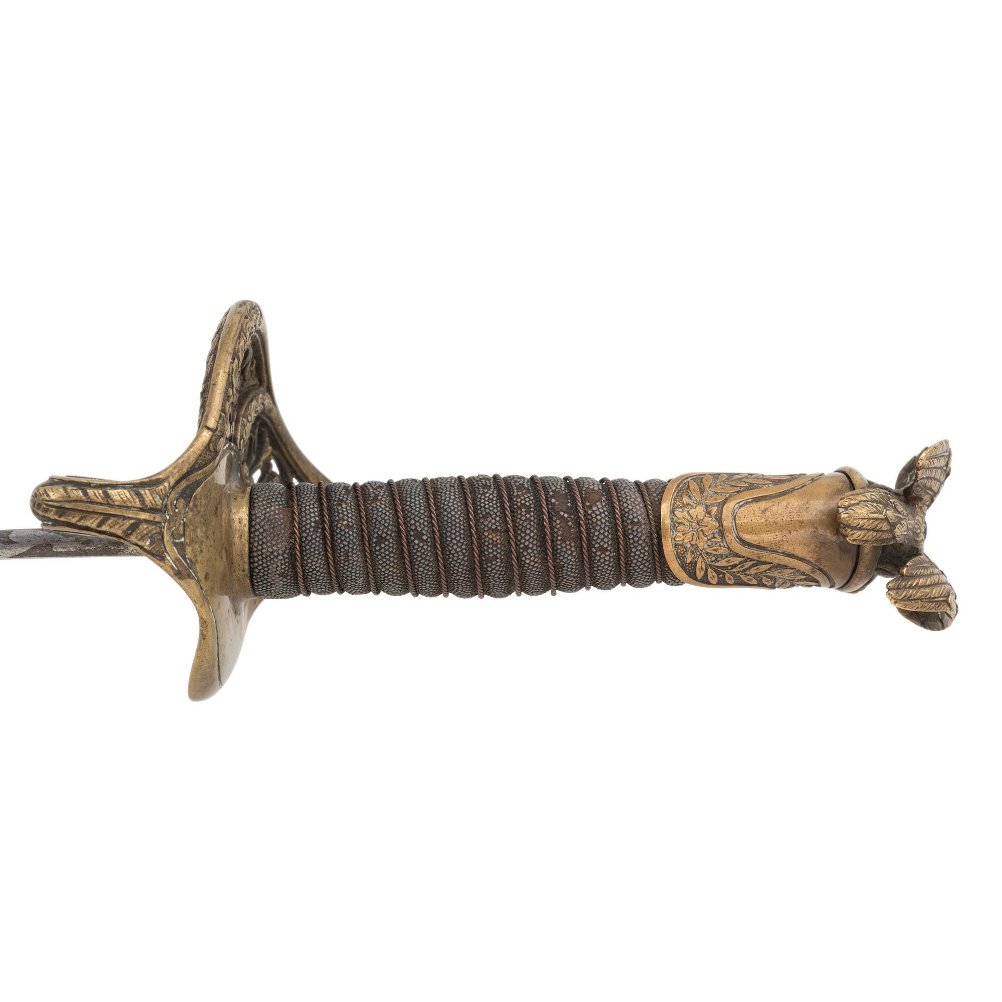 Eagle Pommel Non-Regulation Imported US Model 1850 Foot Officers Sword