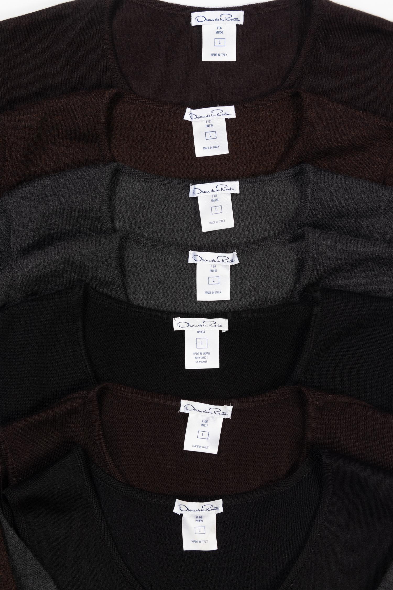 Seven Oscar de la Renta Knit Tops, Fall 2006-Resort 2009