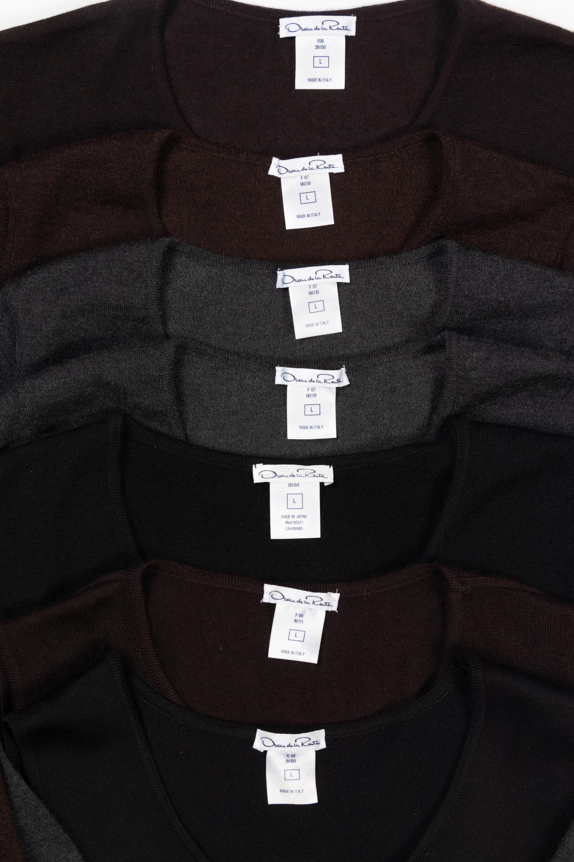 Seven Oscar de la Renta Knit Tops, Fall 2006-Resort 2009