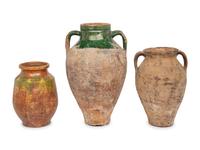 Three Pottery Jars