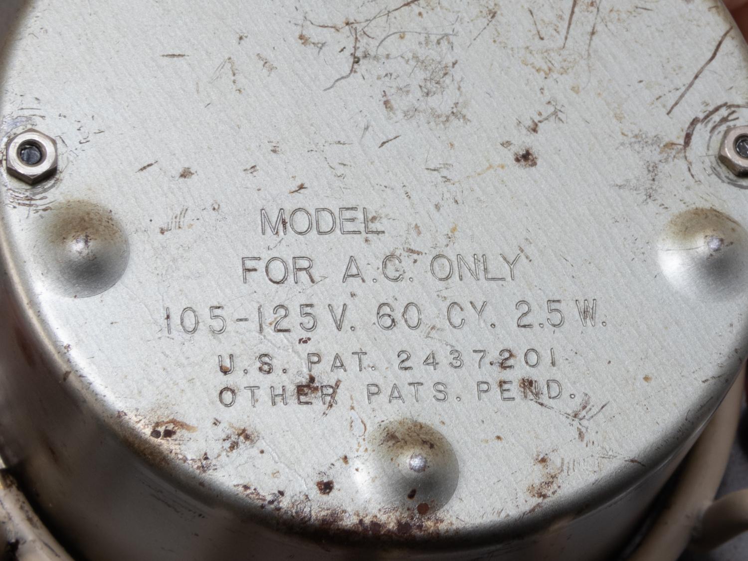 Wall Clock, c. 1955 Snider, USA