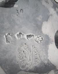 A Set of Four George II Silver Salt Cellars, David Hennell, London, 1750, each having an undulating gadroon rim, the bodies worked with