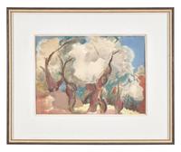 Untitled (Abstract Trees), 1941