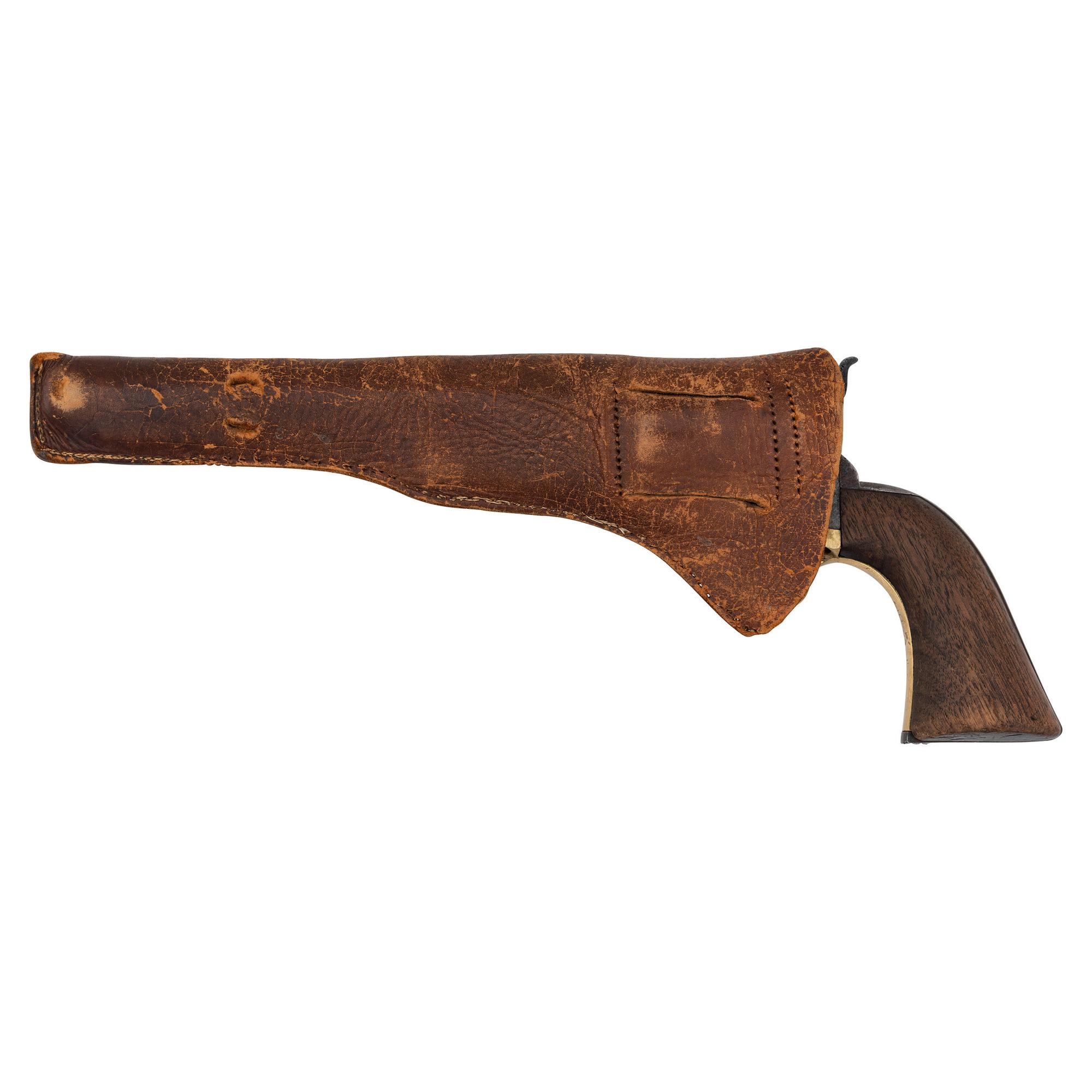 Colt Model 1860 Army Revolver & Holster Identified to James S. Huston with Documents & Image
