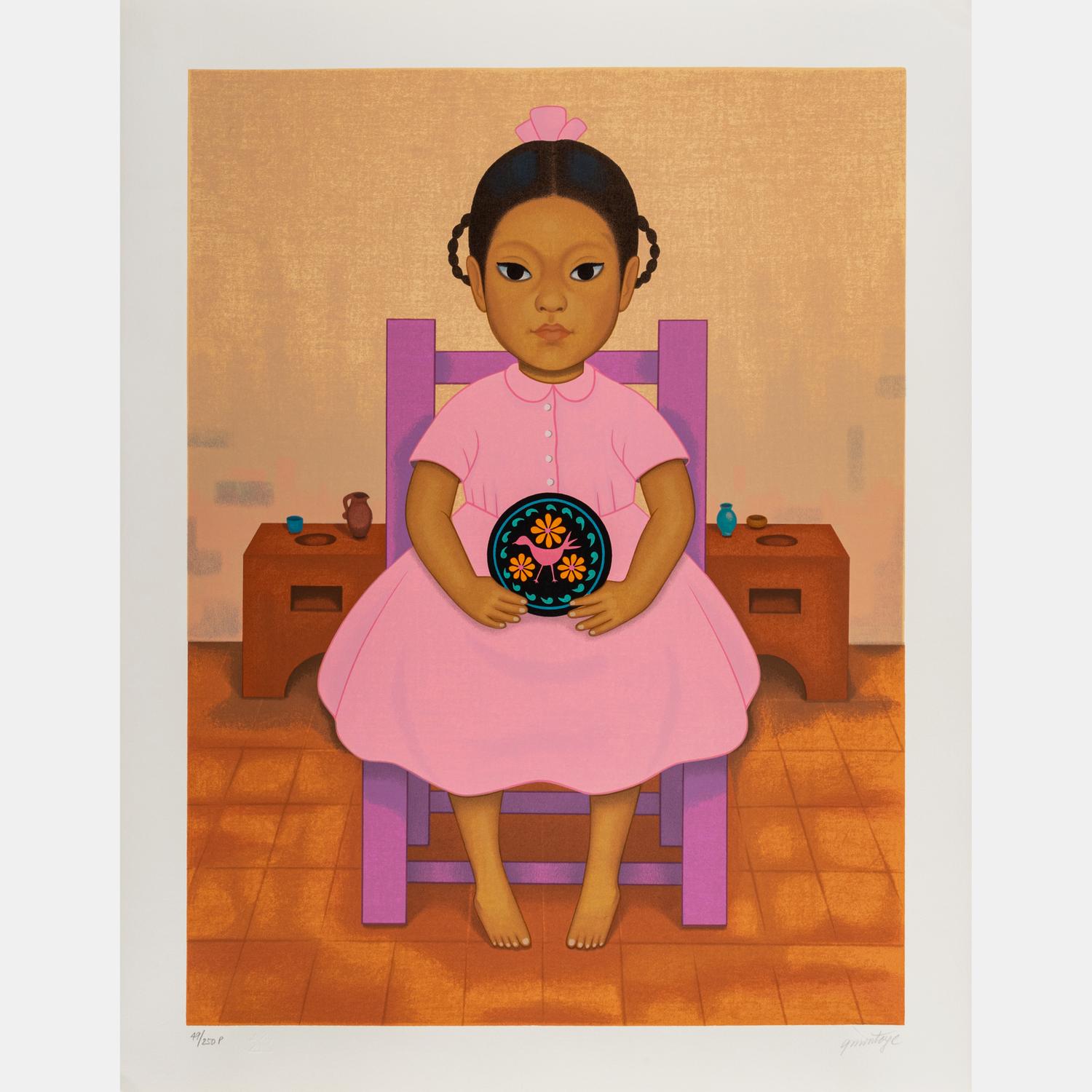 Cocina and Sandías (a pair of prints from the Niños Mexicanos series)