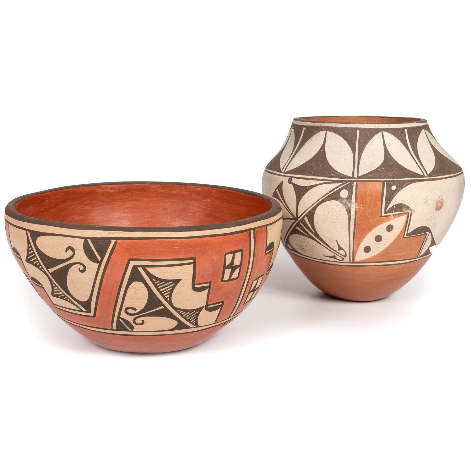 Zia Polychrome Pottery