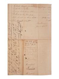 [ENSLAVEMENT & ABOLITION]. A group of 4 estate documents listing individual enslaved persons, most by name. [Lincoln County, KY], 1809-1830.