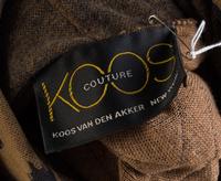 A Koos Brown Cowl Neck Pullover, No size.
