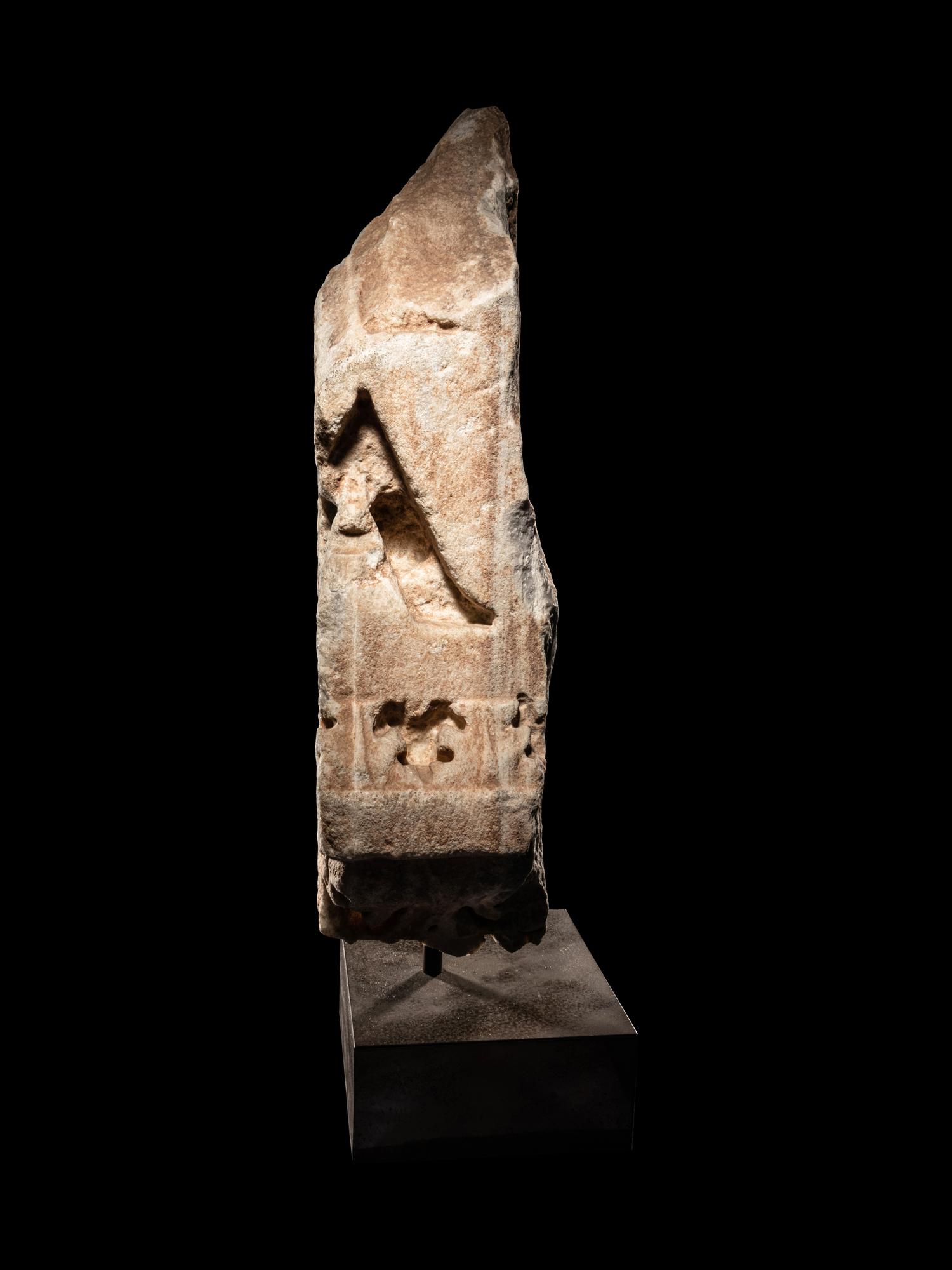 A Roman Marble Architectural Fragment