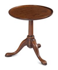 A George II Walnut Side Table or Candle Stand