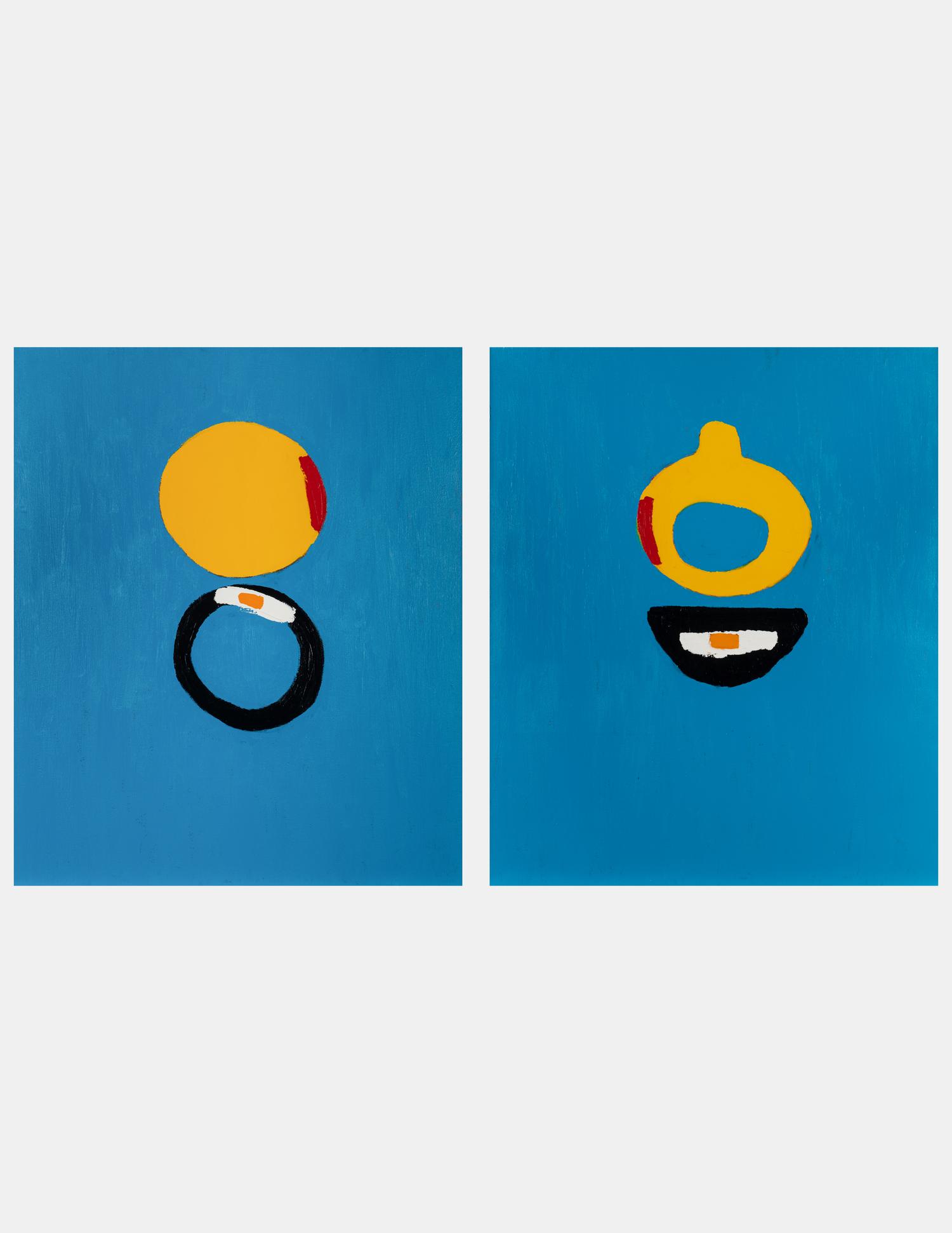 End of Sea and Oceanography (A Pair of Paintings), 2007