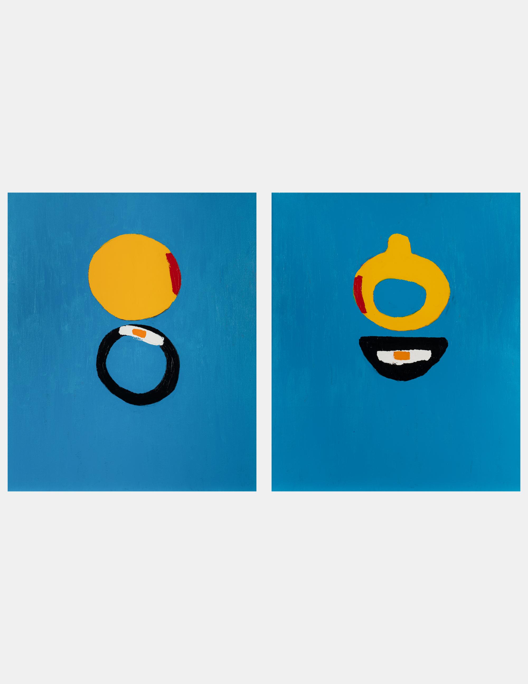 End of Sea and Oceanography (A Pair of Paintings), 2007