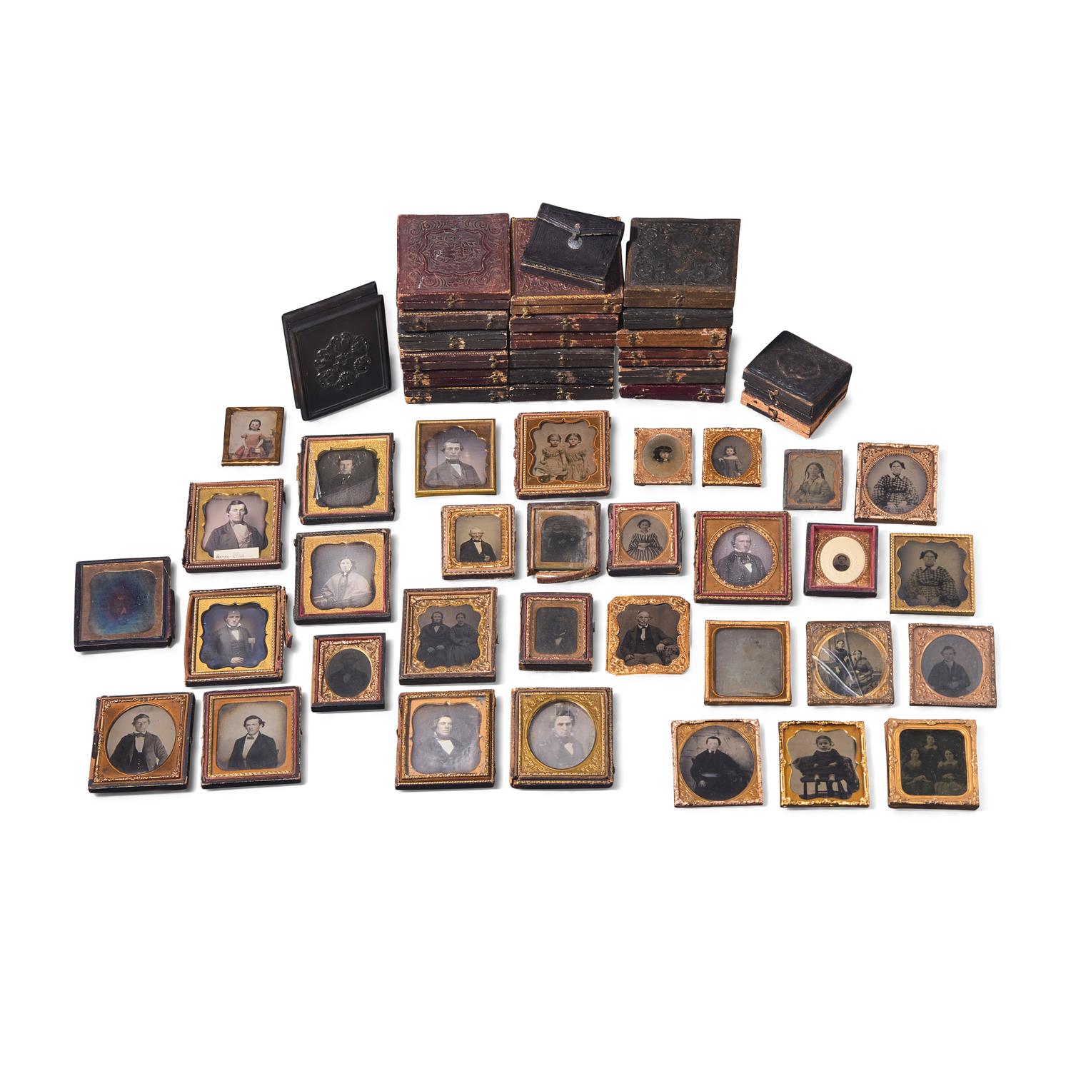 [Early Photography] Group of 54 Assorted Photographs