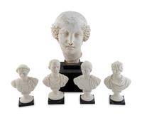 Five Cast Resin Reproduction Sculptures — 20TH CENTURY