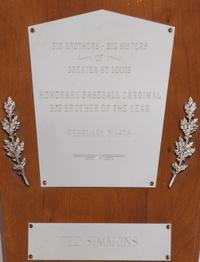 A Group of 14 Awards and Plaques from The Collection of Baseball Hall of Famer Ted Simmons,