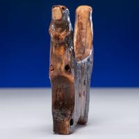 Iñupiat Fossilized Walrus Ivory Harpoon Rest, with Seals