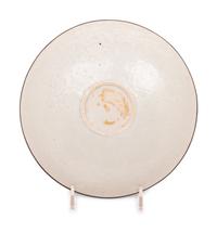 A Chinese Dingyao Style White Glazed Molded Porcelain Bowl