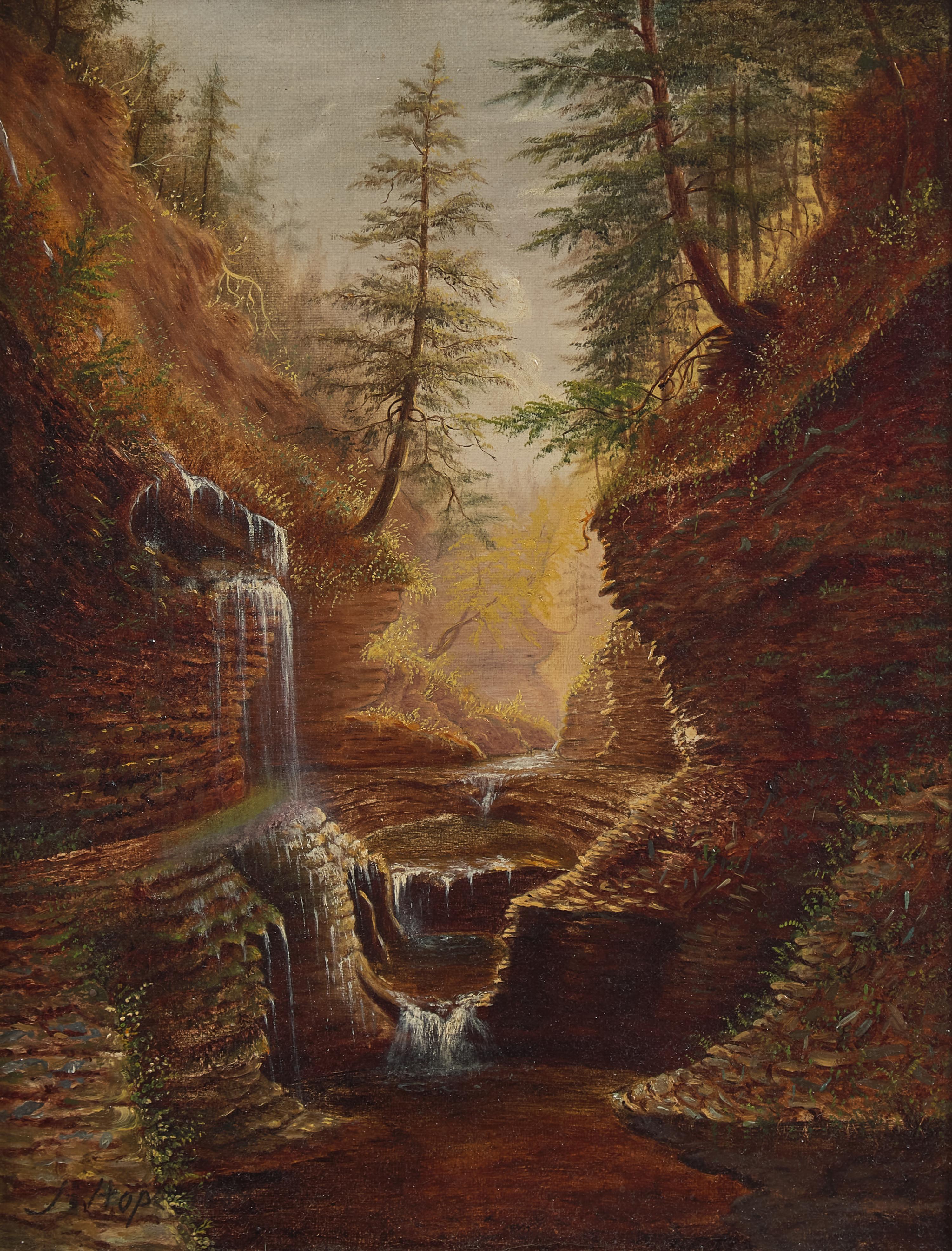 James Hope (American, 1818-1892) — Watkins Glen