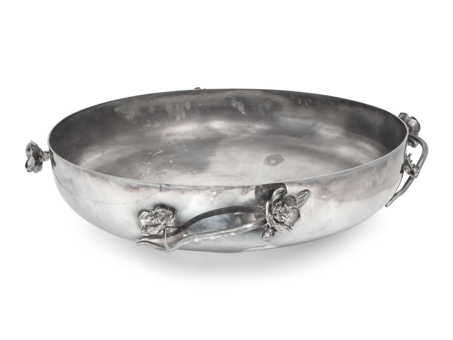 A Large Christofle Silver-Plate Centerpiece Bowl