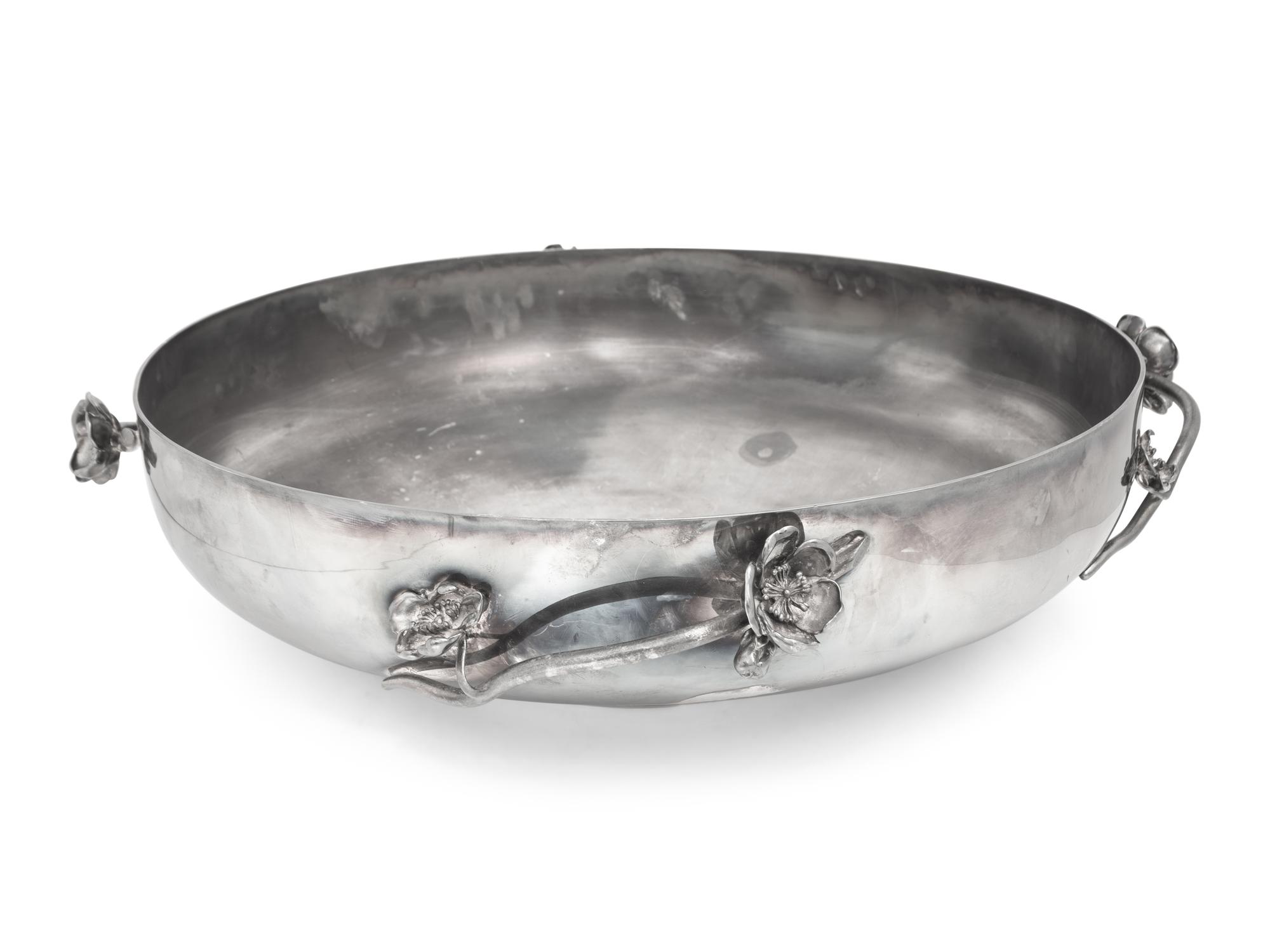 A Large Christofle Silver-Plate Centerpiece Bowl