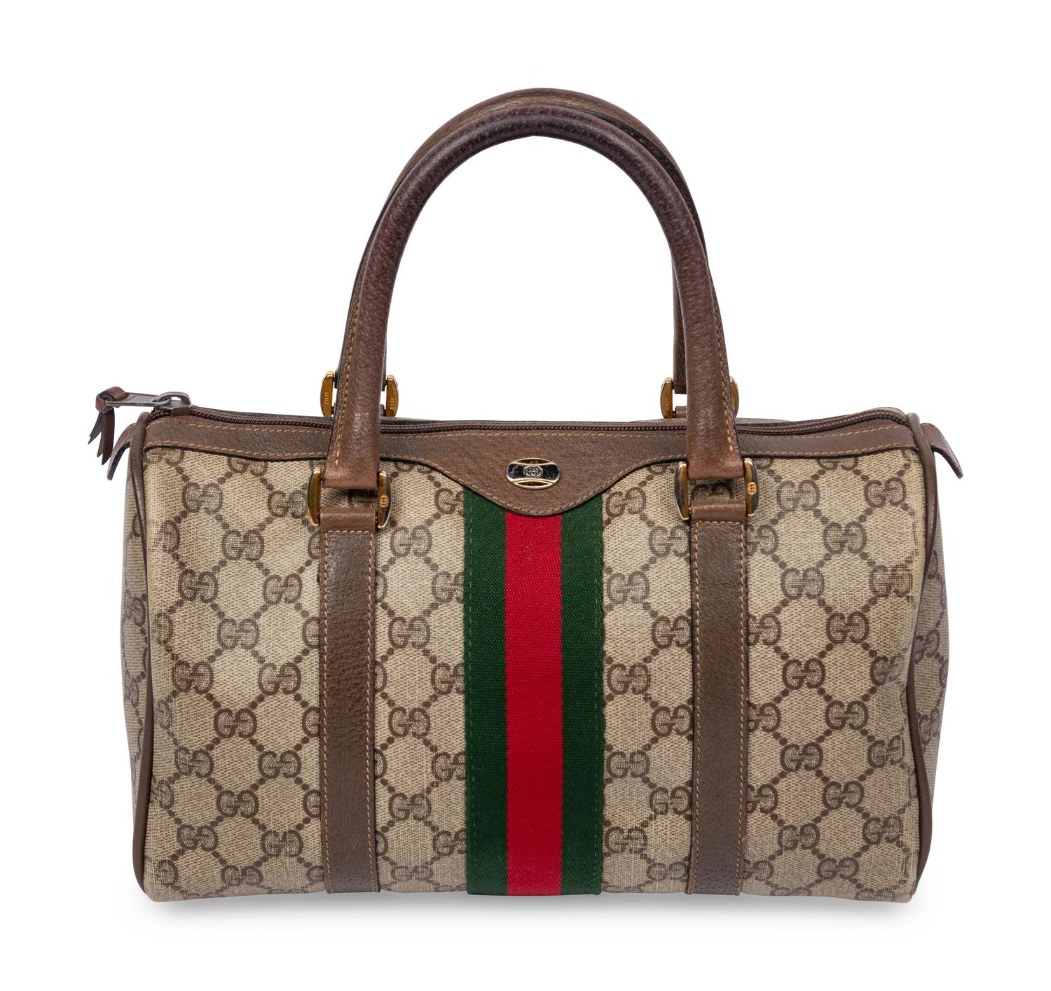 Gucci, GG Monogram Boston Bag
