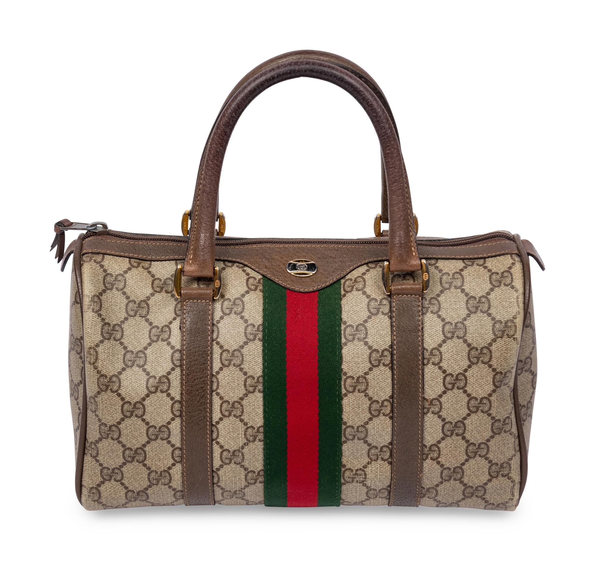 Gucci, GG Monogram Boston Bag