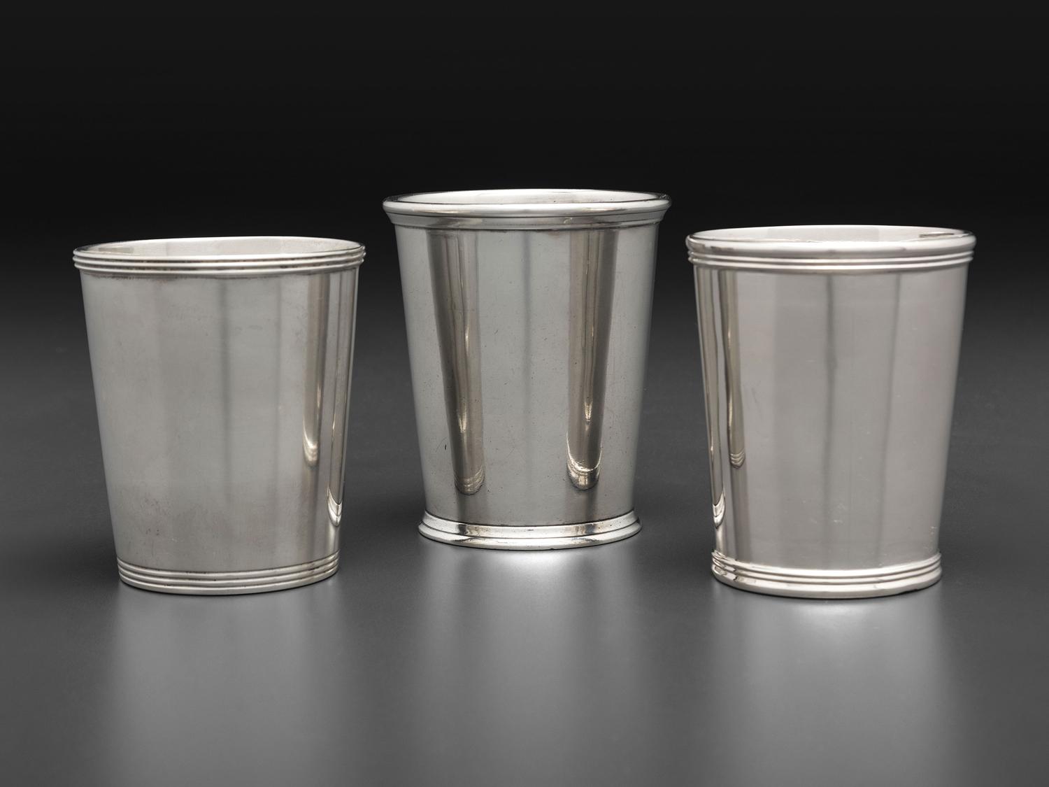 Three American Silver Julep Cups