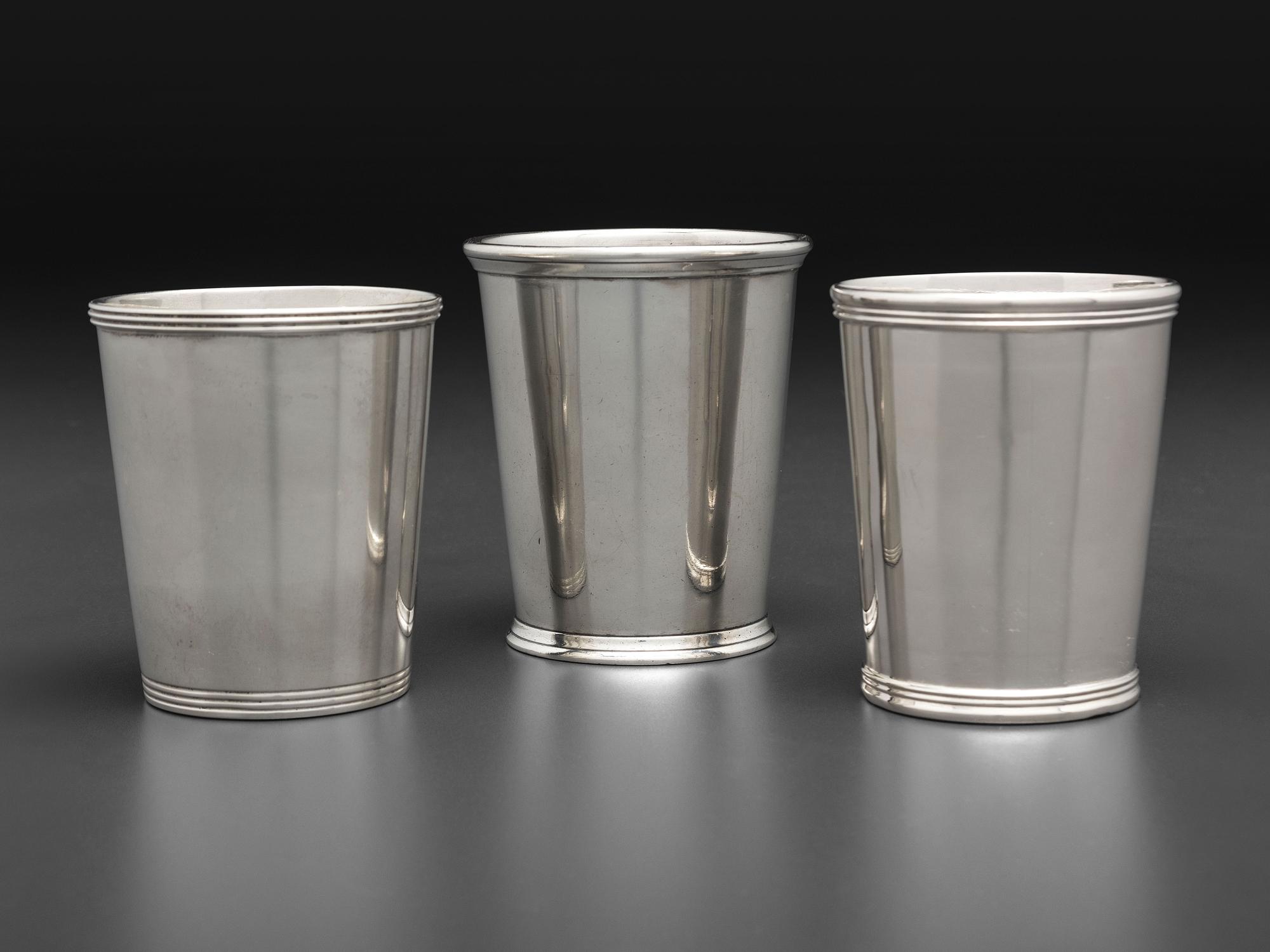 Three American Silver Julep Cups
