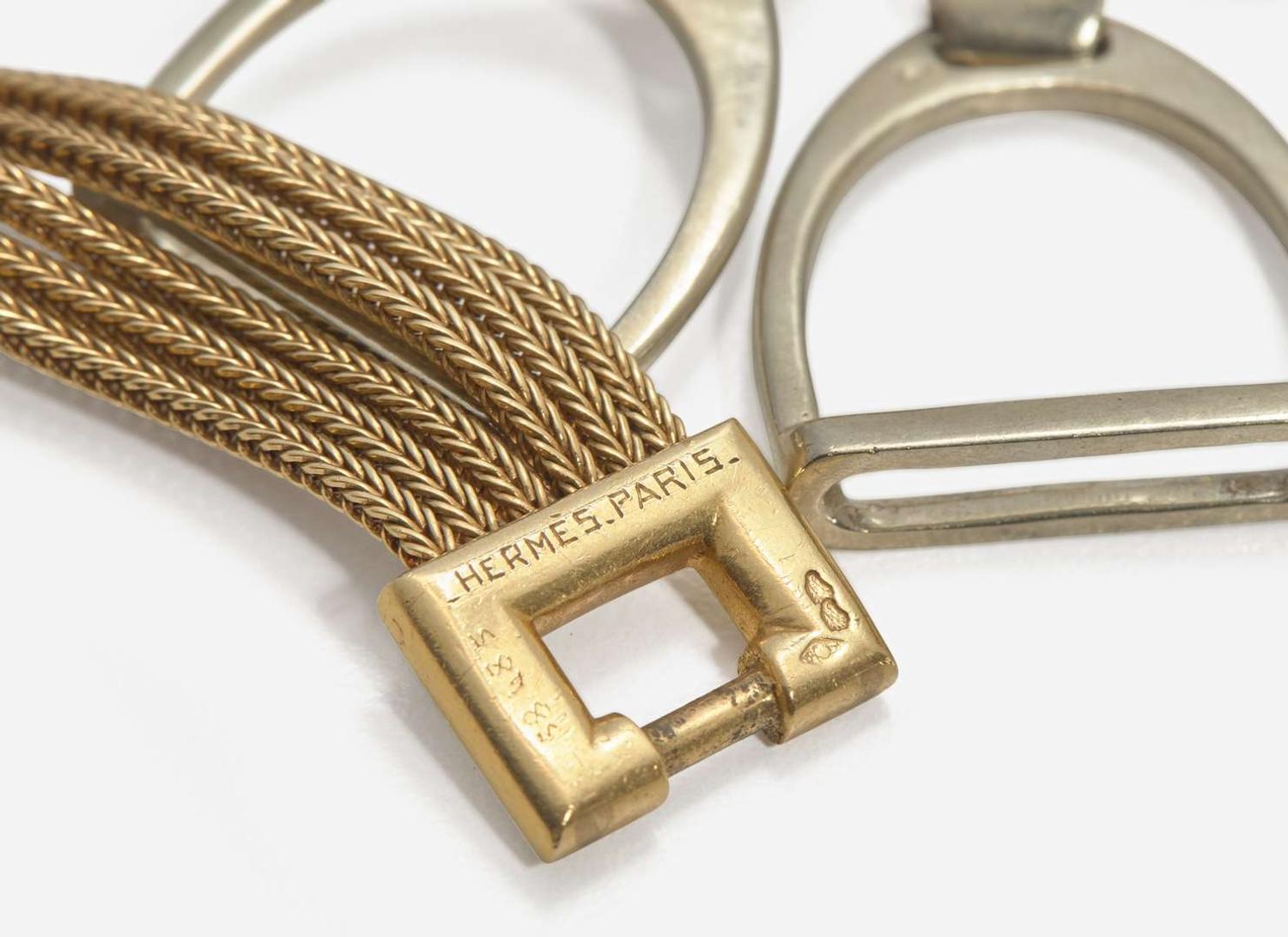 A Two-Tone 18K Gold Hermès Bracelet