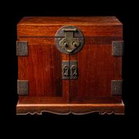 A Chinese Huali Wood Seal Chest