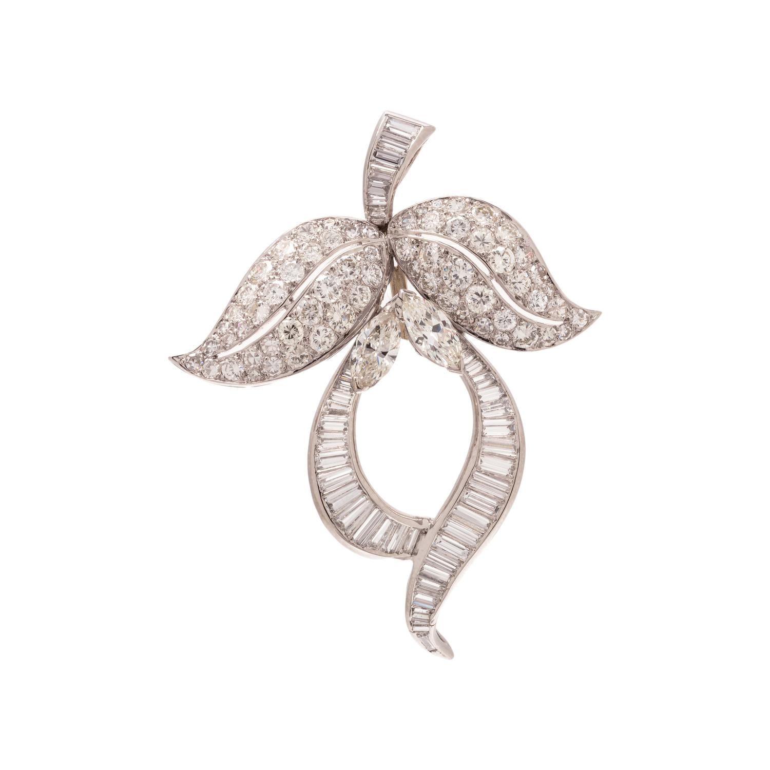 DIAMOND PENDANT/BROOCH
