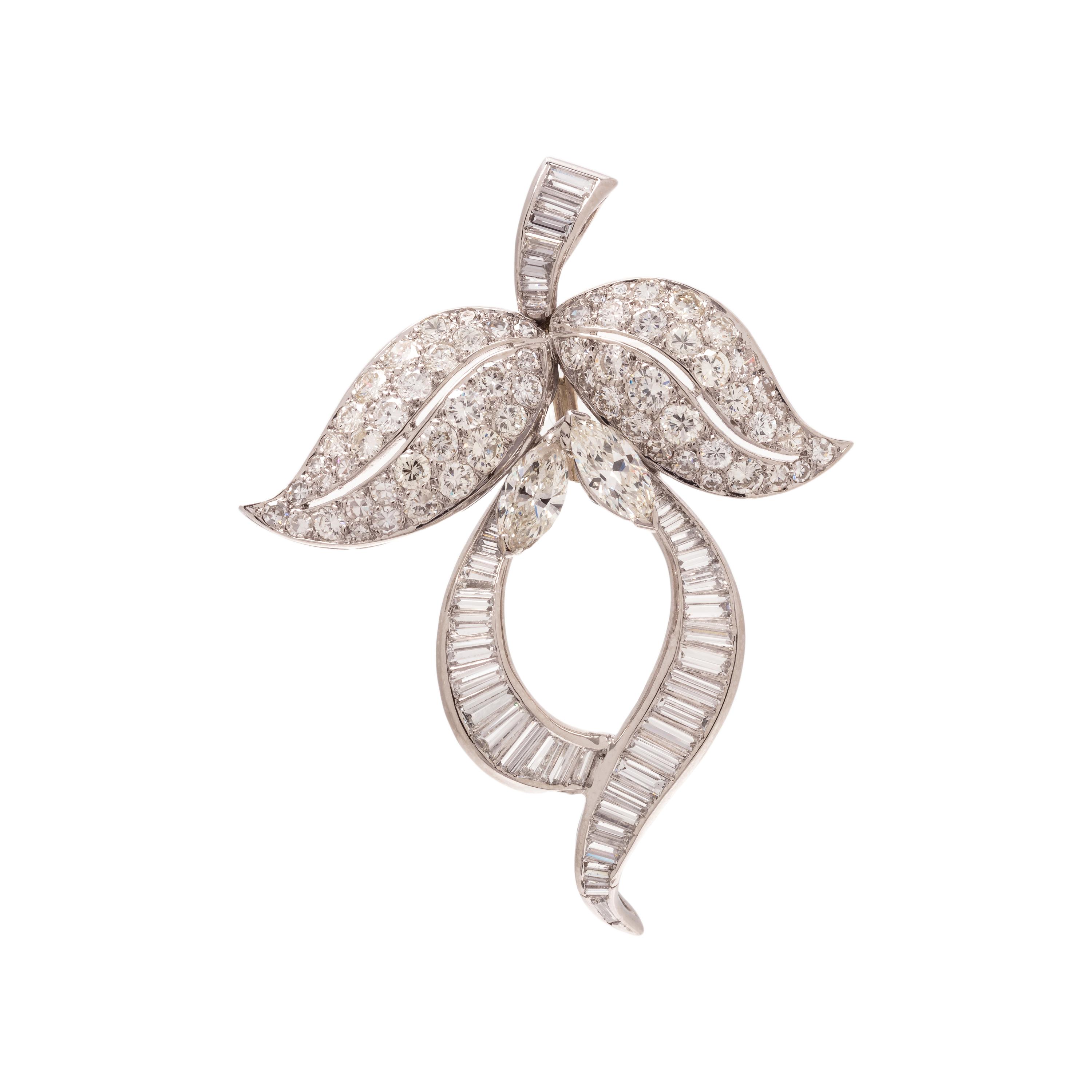 DIAMOND PENDANT/BROOCH