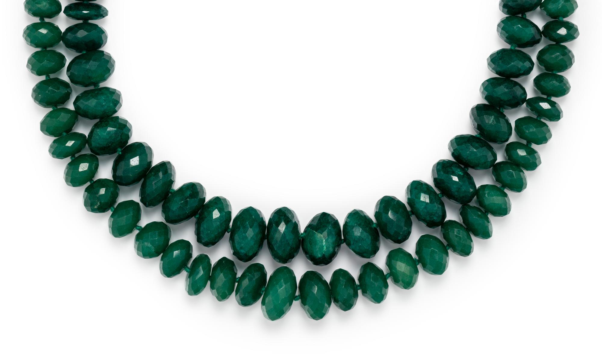 AVENTURINE QUARTZ BEAD NECKLACE