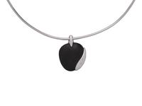 MOVADO, WHITE GOLD, PEBBLE AND DIAMOND SET