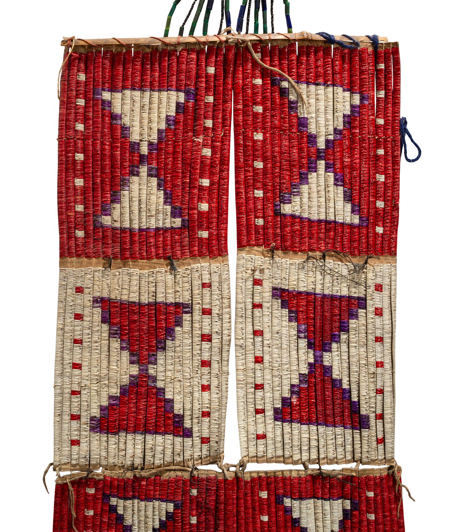 Sioux Woman's Quilled Breastplate