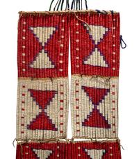 Sioux Woman's Quilled Breastplate