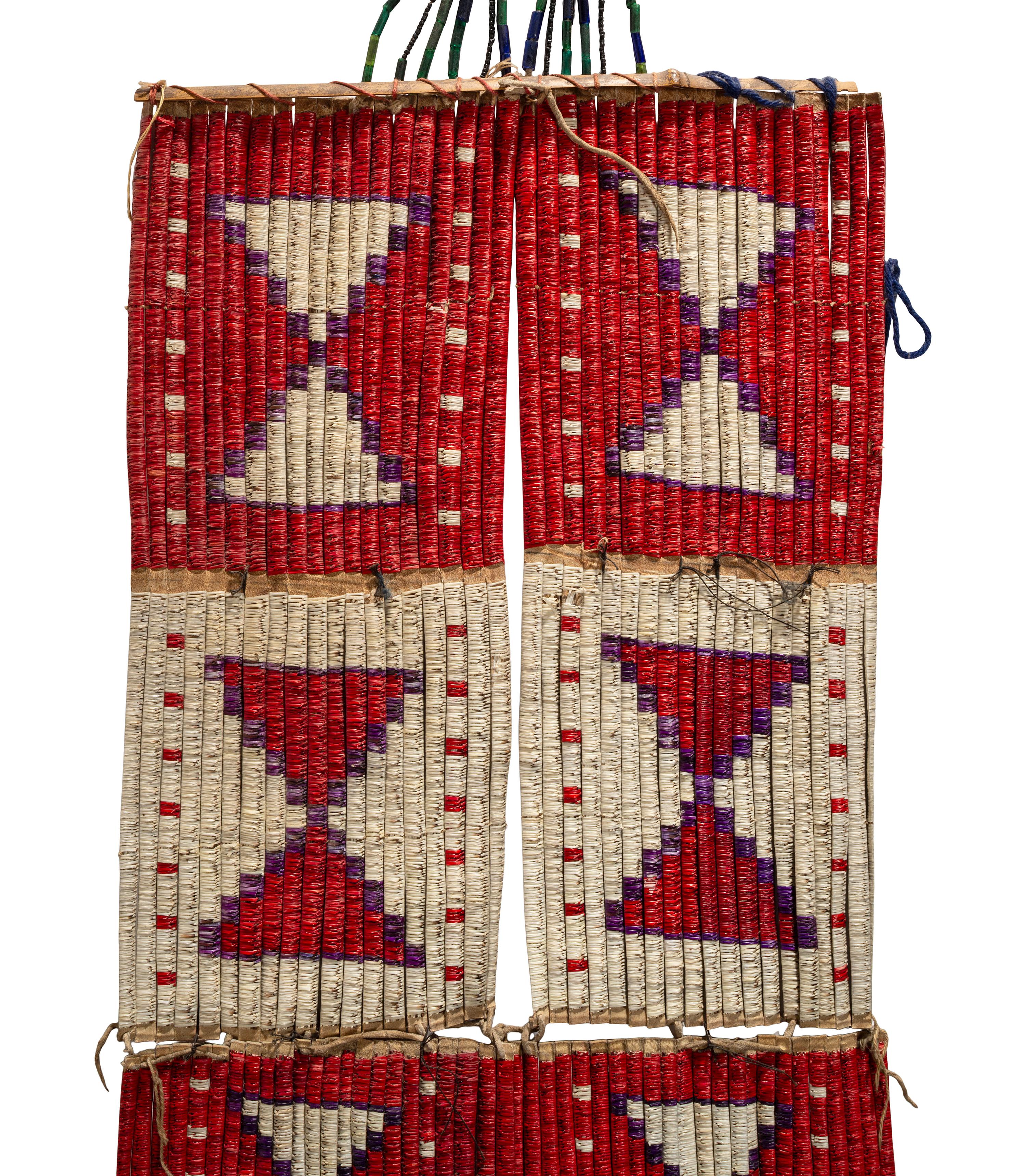 Sioux Woman's Quilled Breastplate