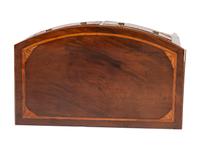 A George III Fan-Inlaid Mahogany Bow-Front Server