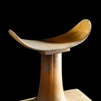 An Egyptian Alabaster Headrest