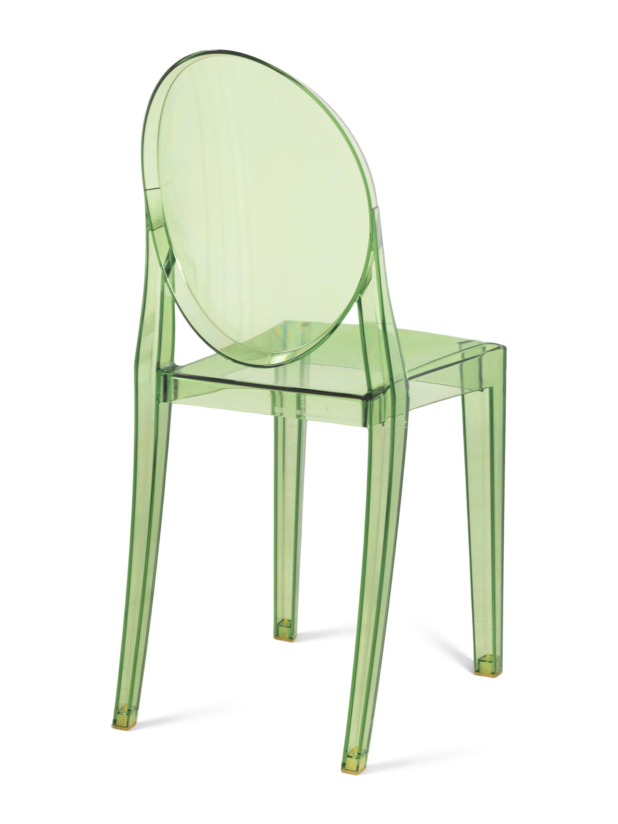 Set of Six Victoria Ghost Side Chairs Kartell, Italy