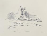 Oskar Kokoschka, (German, 1886-1980), Manhattan, 1967 (portfolio of 5)