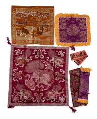 Twenty Five Chinese Embroidered Silk Panels