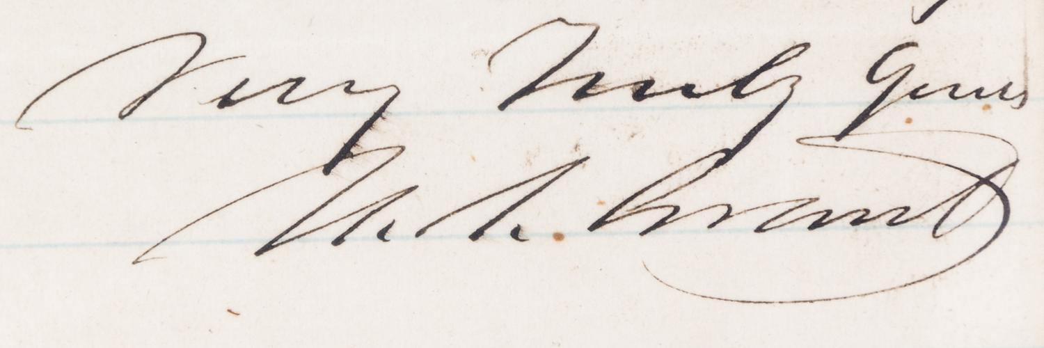 GRANT, ULYSSES S. ALS ("U.S. Grant"), 1 pg., Santa Fe, NM, July 16, 1880. To "Mr. Hines."