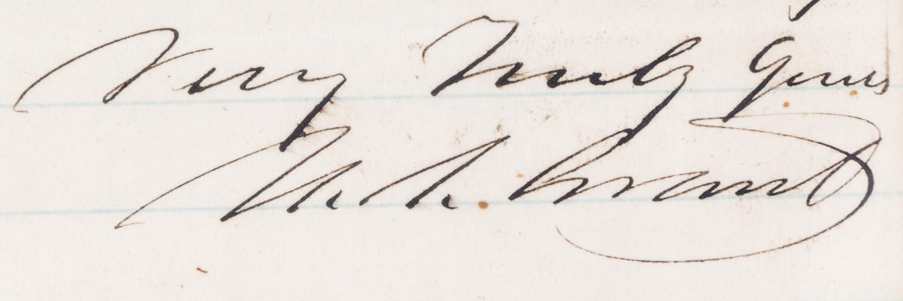 GRANT, ULYSSES S. ALS ("U.S. Grant"), 1 pg., Santa Fe, NM, July 16, 1880. To "Mr. Hines."
