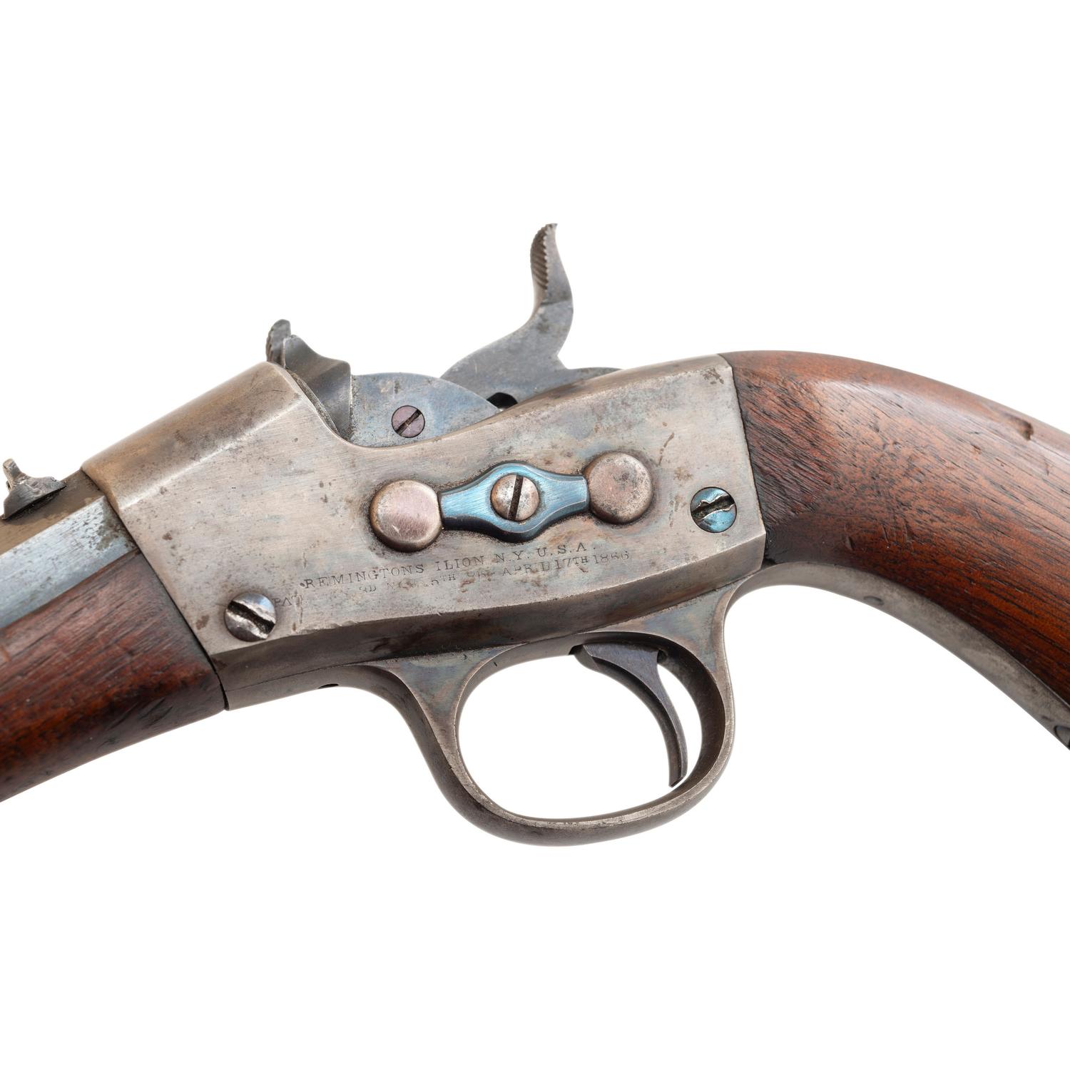 *Remington Model 1867 Rolling Block Navy Pistol Altered to .22RF.