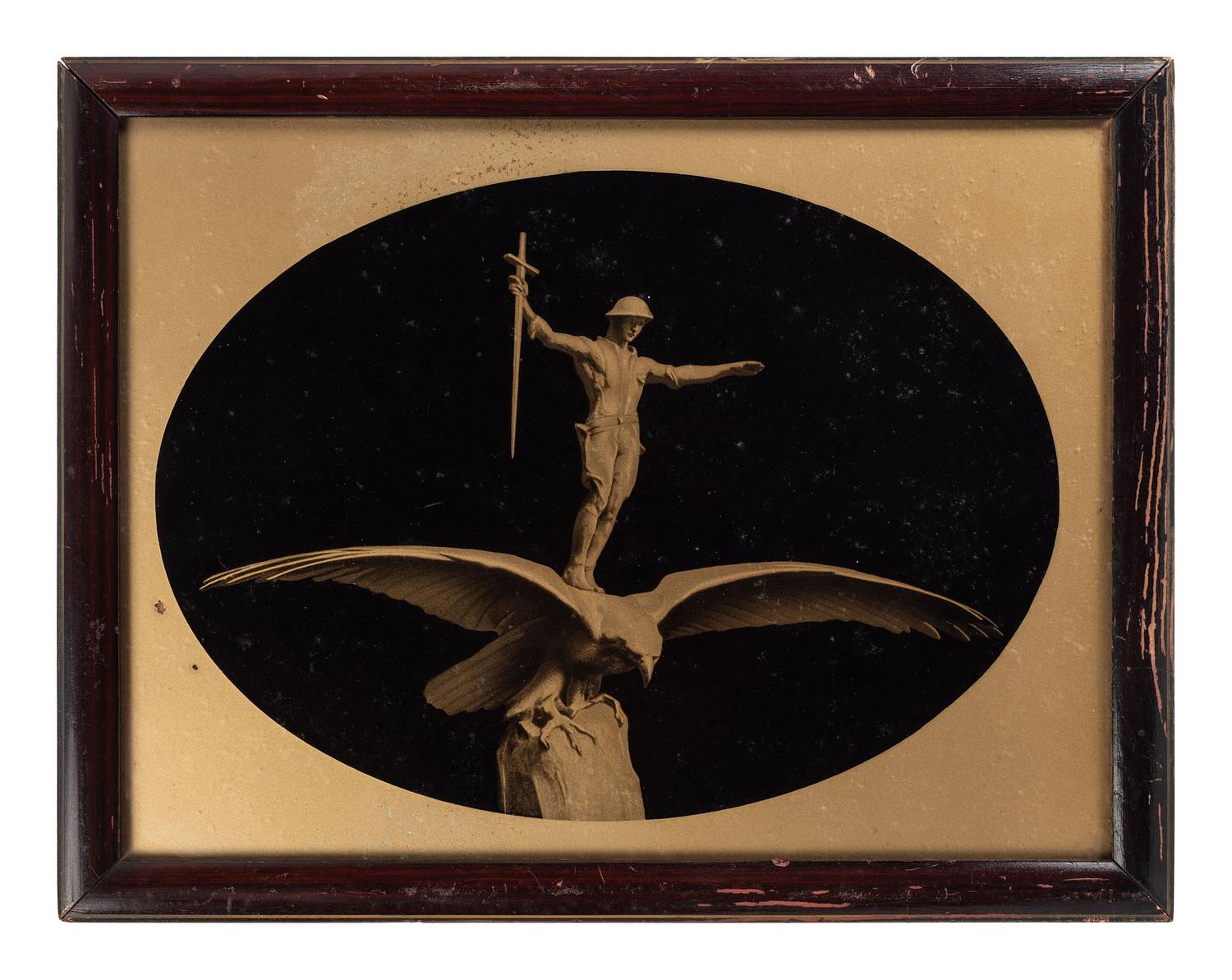 [EARLY PHOTOGRAPHY]. 7 scenic gold tone photographs, incl. coastal scene attrib. to R. LeSesne.