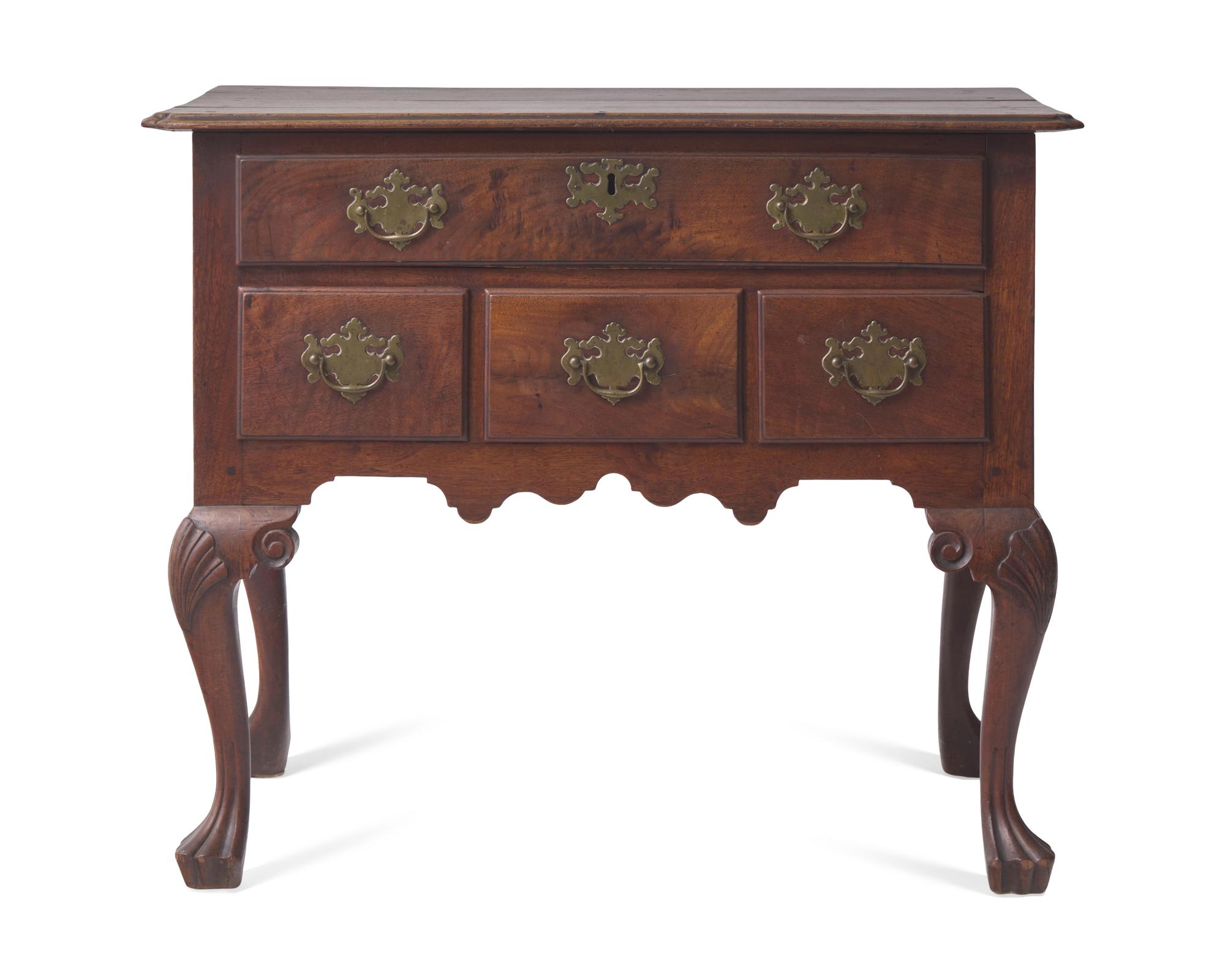 A Chippendale Carved Walnut Dressing Table, Philadelphia or Bucks County, PA, Circa 1745-1755