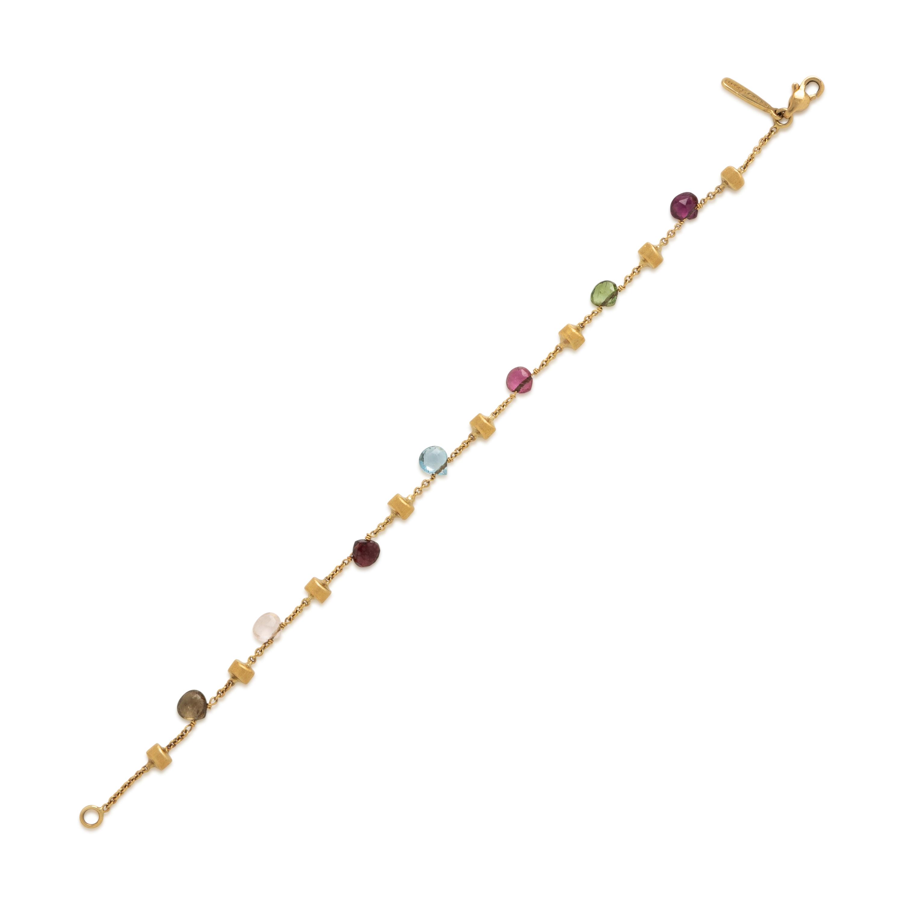 Marco Bicego, 'Paradise', Multigem and Yellow Gold Bracelet